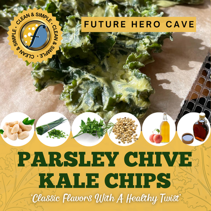 Parsley Chive Kale Chips